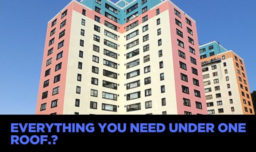 A Building with Homes, Offices, and More :  Everything You Need Under One Roof