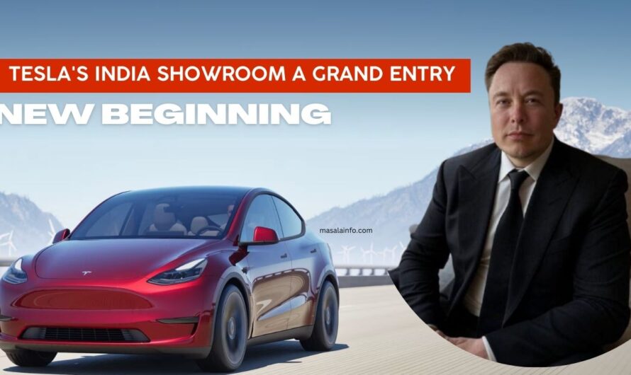 Tesla’s India showroom a Grand Entry : Exploring the Future of EV Business in the Country