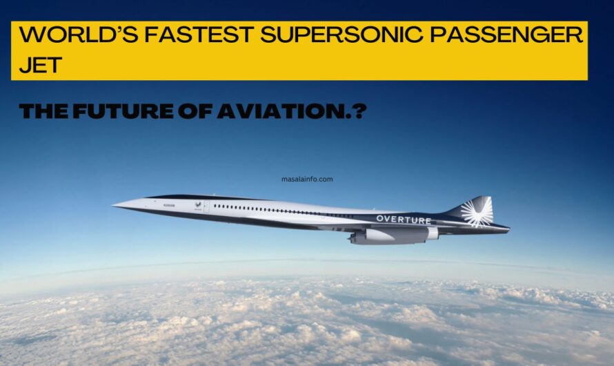 World’s Fastest Supersonic Passenger Jet: The Future of Aviation