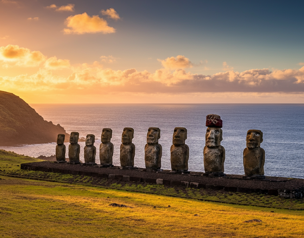 Easter Island Moai Statues