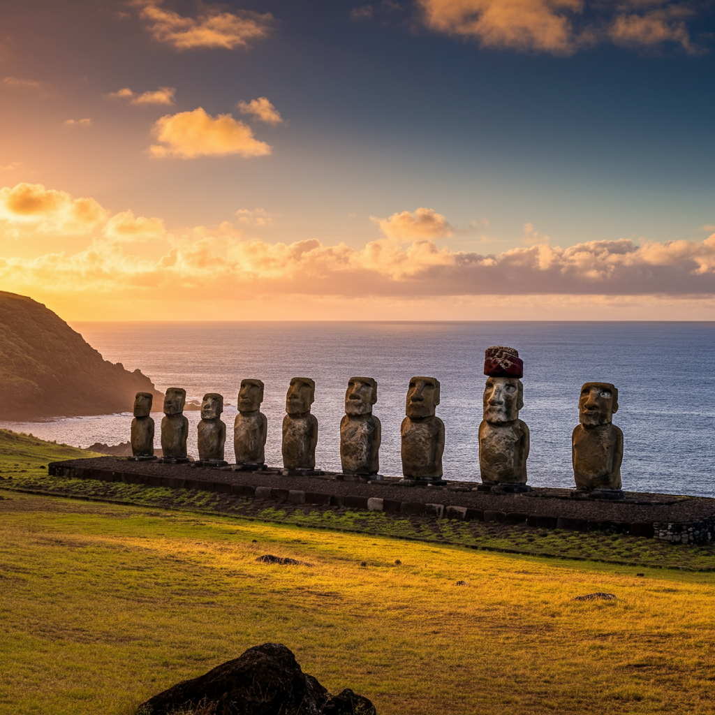 Easter Island Moai Statues