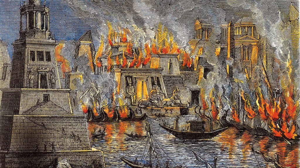 Who Burned the Library of Alexandria?
